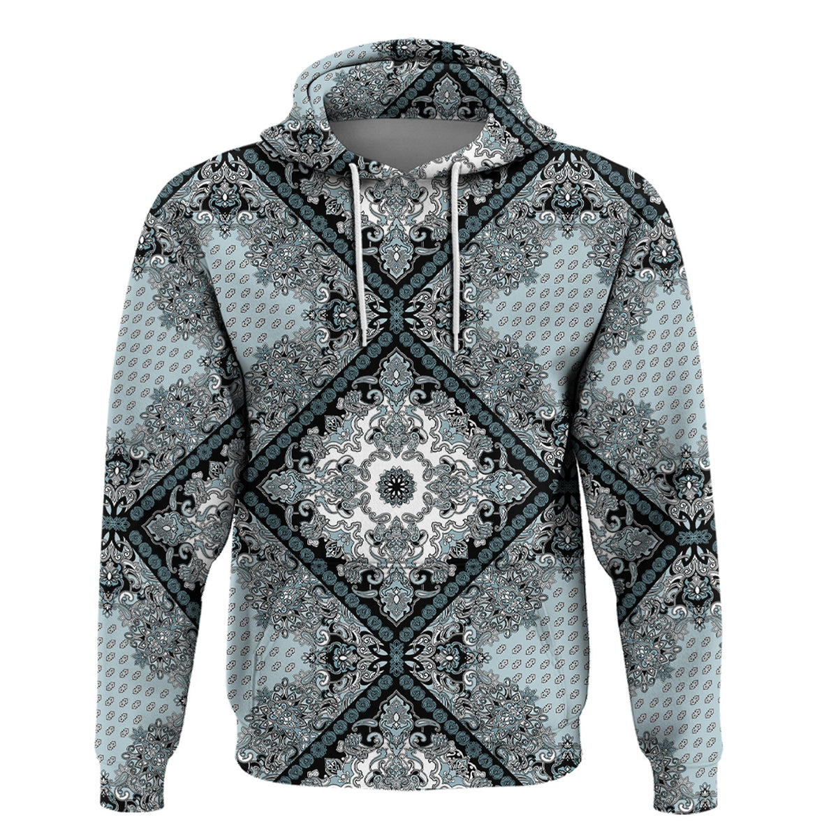 Paisley Bandana Hoodie Pattern Seamless Ver.170 RLT13 - Wonder Print Shop