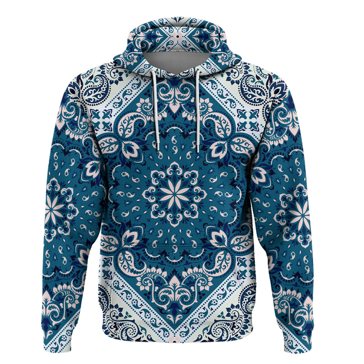 Paisley Bandana Hoodie Pattern Seamless Ver.184 RLT13 - Wonder Print Shop