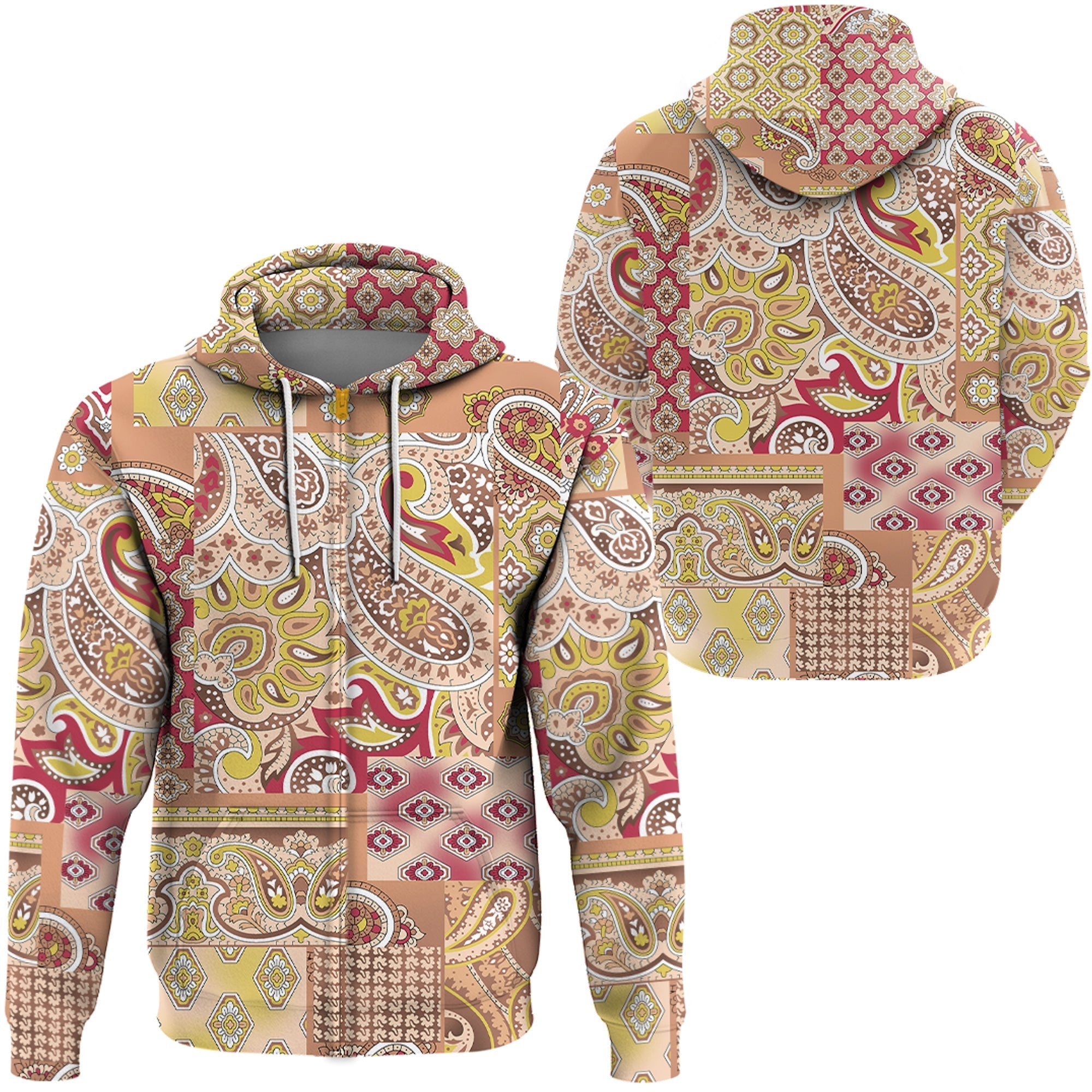 Paisley Bandana Hoodie Pattern Seamless Ver.178 RLT13 - Wonder Print Shop