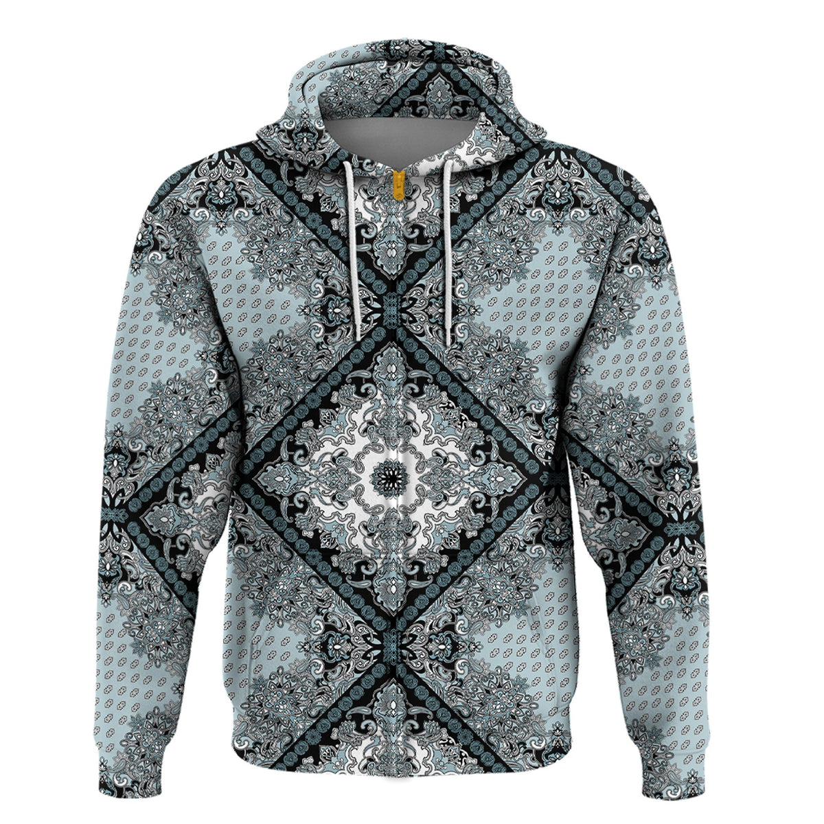 Paisley Bandana Hoodie Pattern Seamless Ver.170 RLT13 - Wonder Print Shop