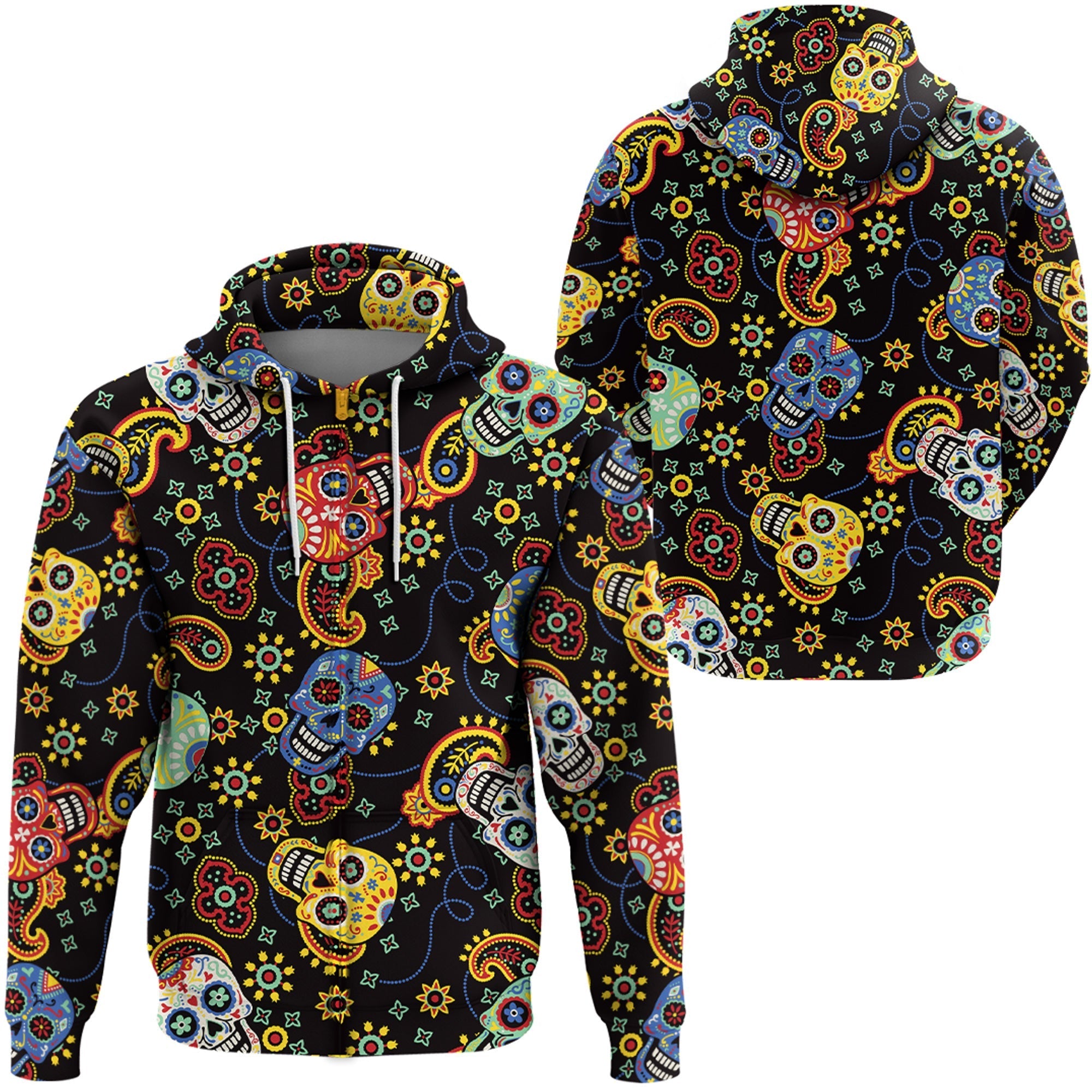 Paisley Bandana Hoodie Pattern Seamless Ver.180 RLT13 - Wonder Print Shop