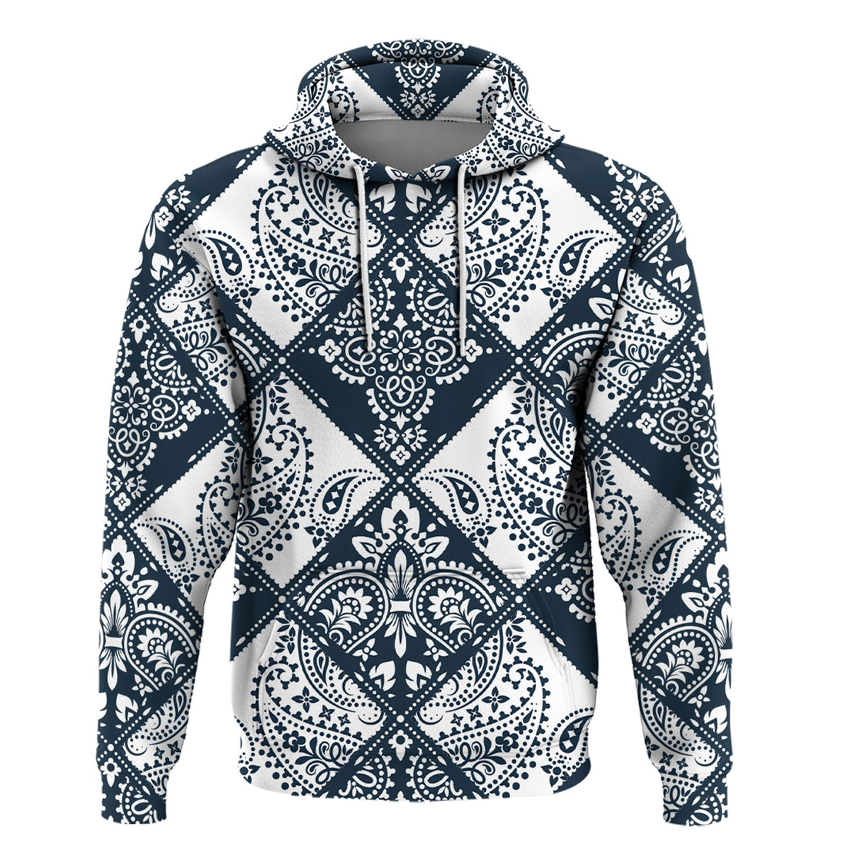 Paisley Bandana Hoodie Pattern Seamless Ver.166 RLT13 - Wonder Print Shop