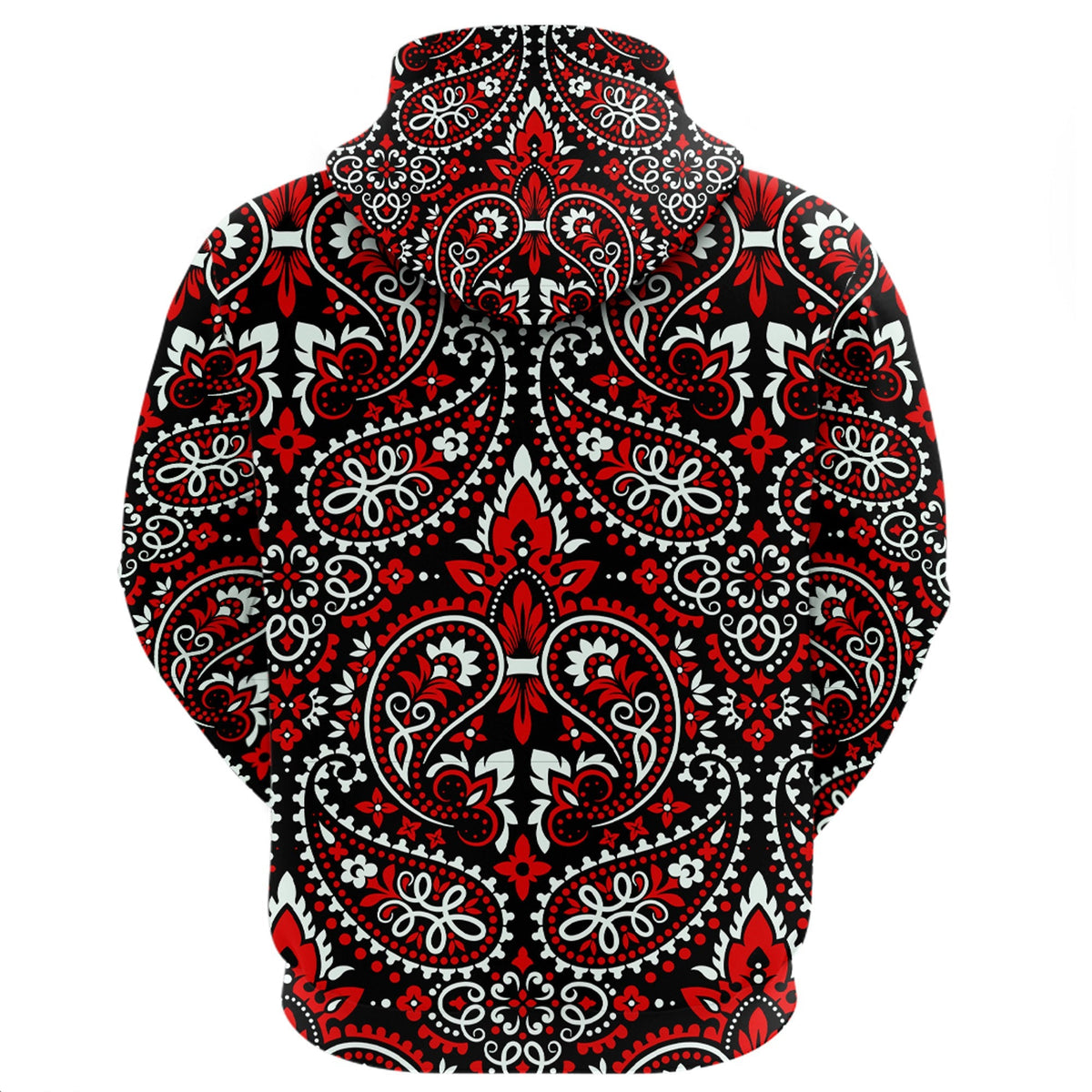 Paisley Bandana Hoodie Pattern Seamless Ver.192 RLT13 - Wonder Print Shop