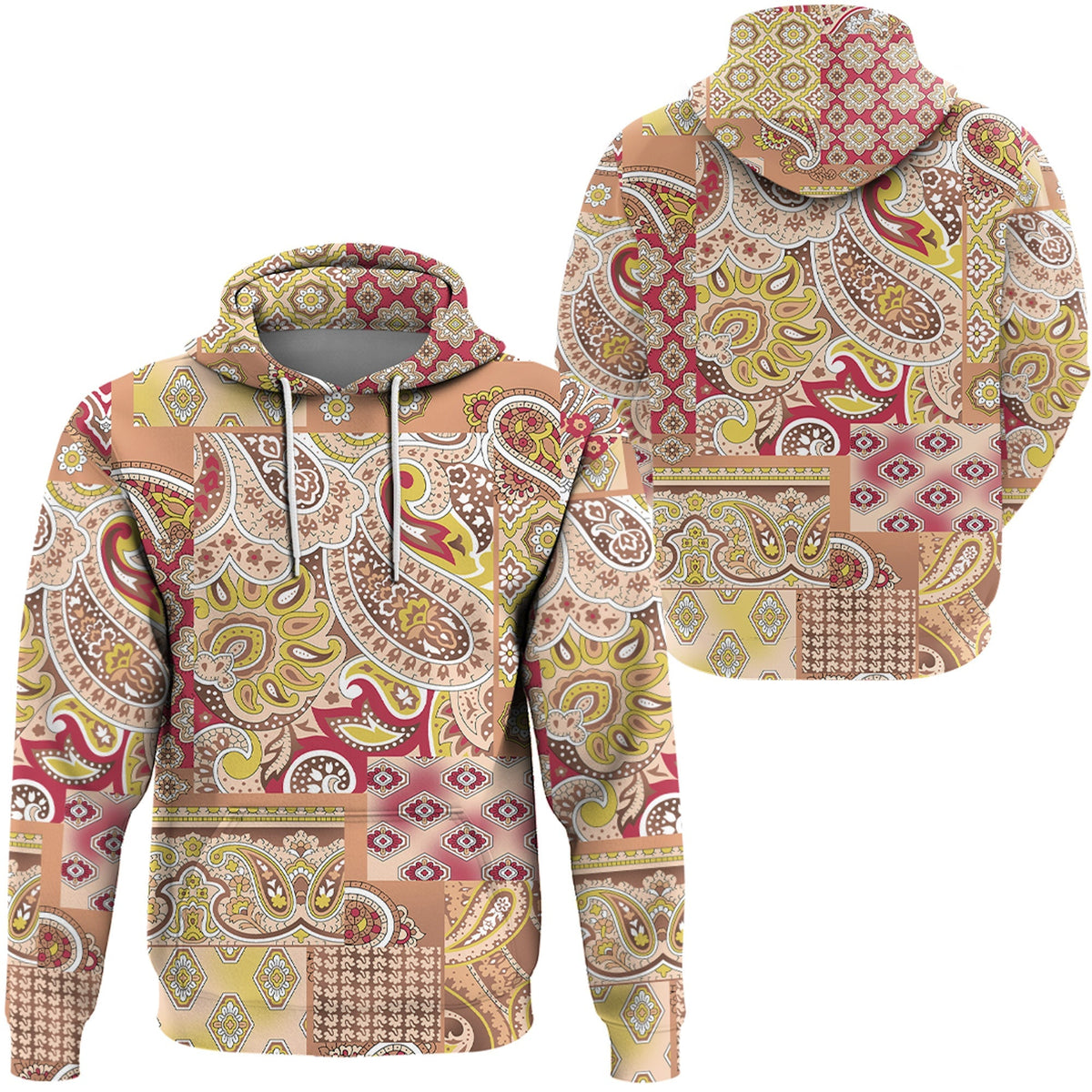 Paisley Bandana Hoodie Pattern Seamless Ver.178 RLT13 - Wonder Print Shop