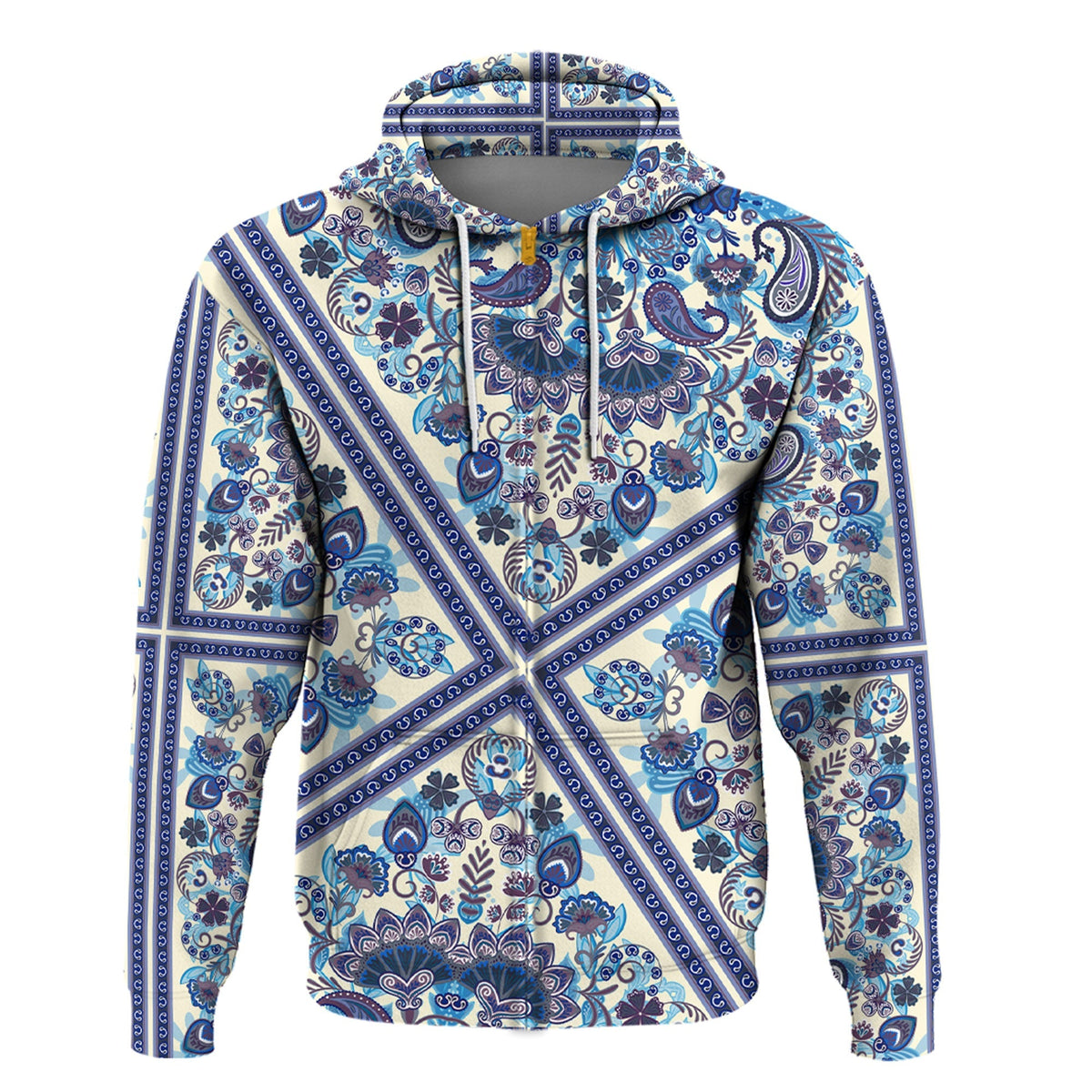 Paisley Bandana Hoodie Pattern Seamless Ver.153 RLT13 - Wonder Print Shop