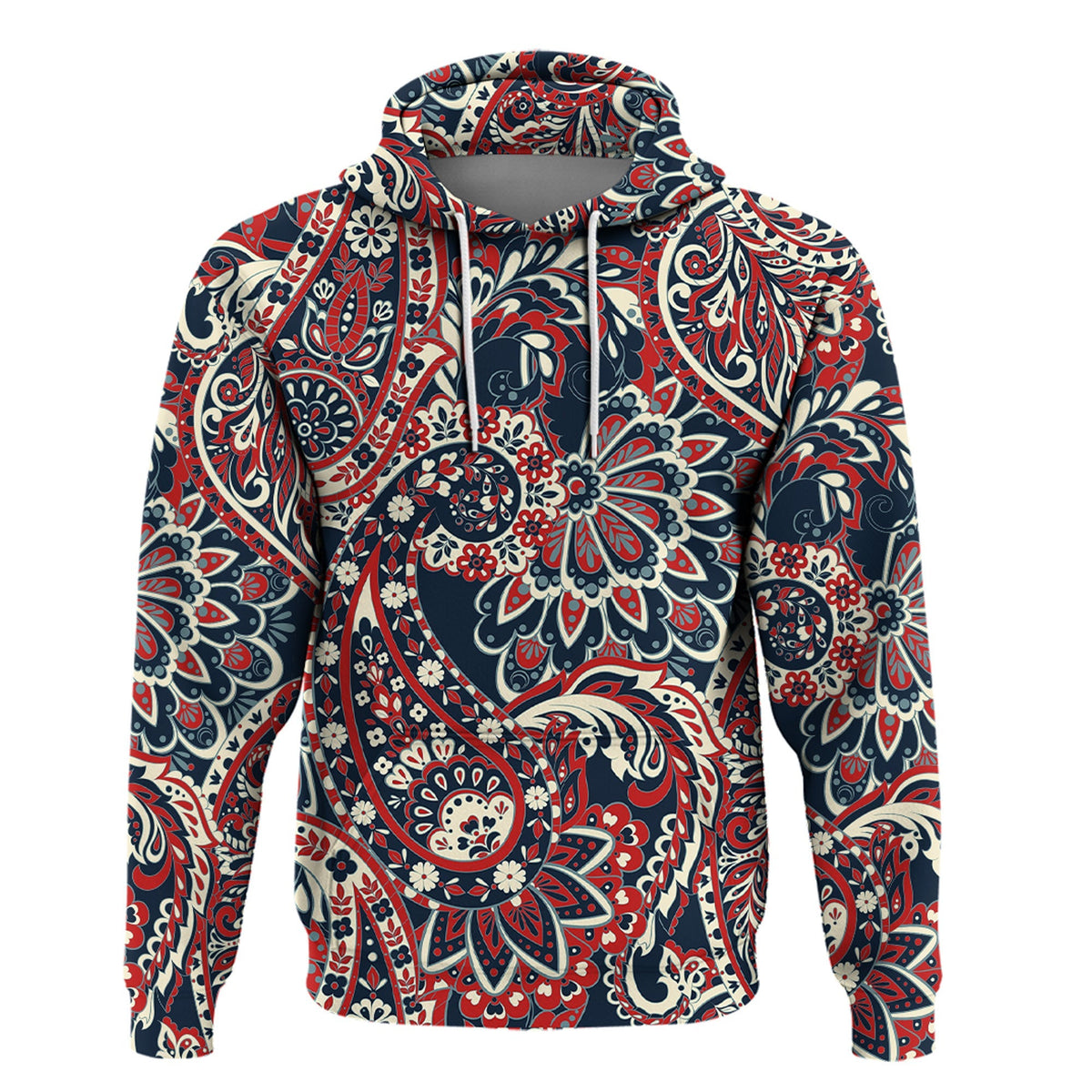 Paisley Bandana Hoodie Pattern Seamless Ver.175 RLT13 - Wonder Print Shop