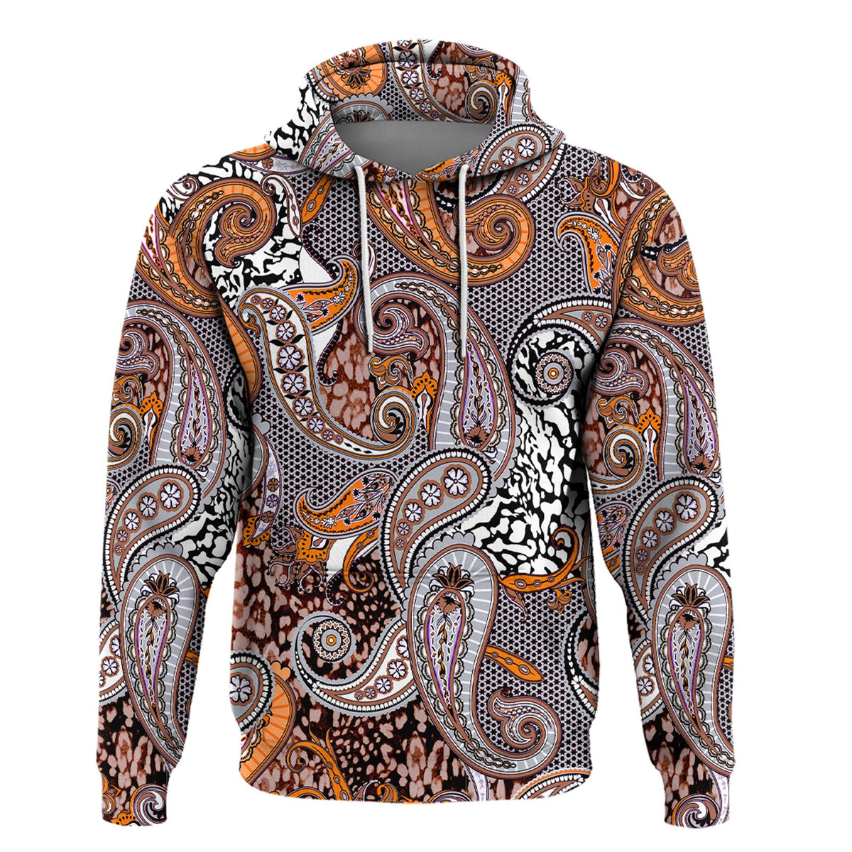 Paisley Bandana Hoodie Pattern Seamless Ver.132 RLT13 - Wonder Print Shop