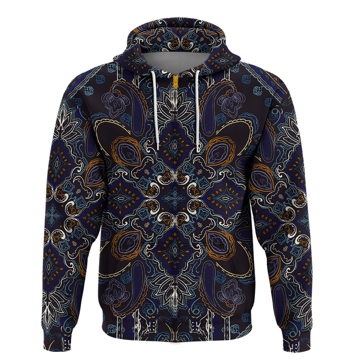 Paisley Bandana Hoodie Pattern Seamless Ver.138 RLT13 - Wonder Print Shop