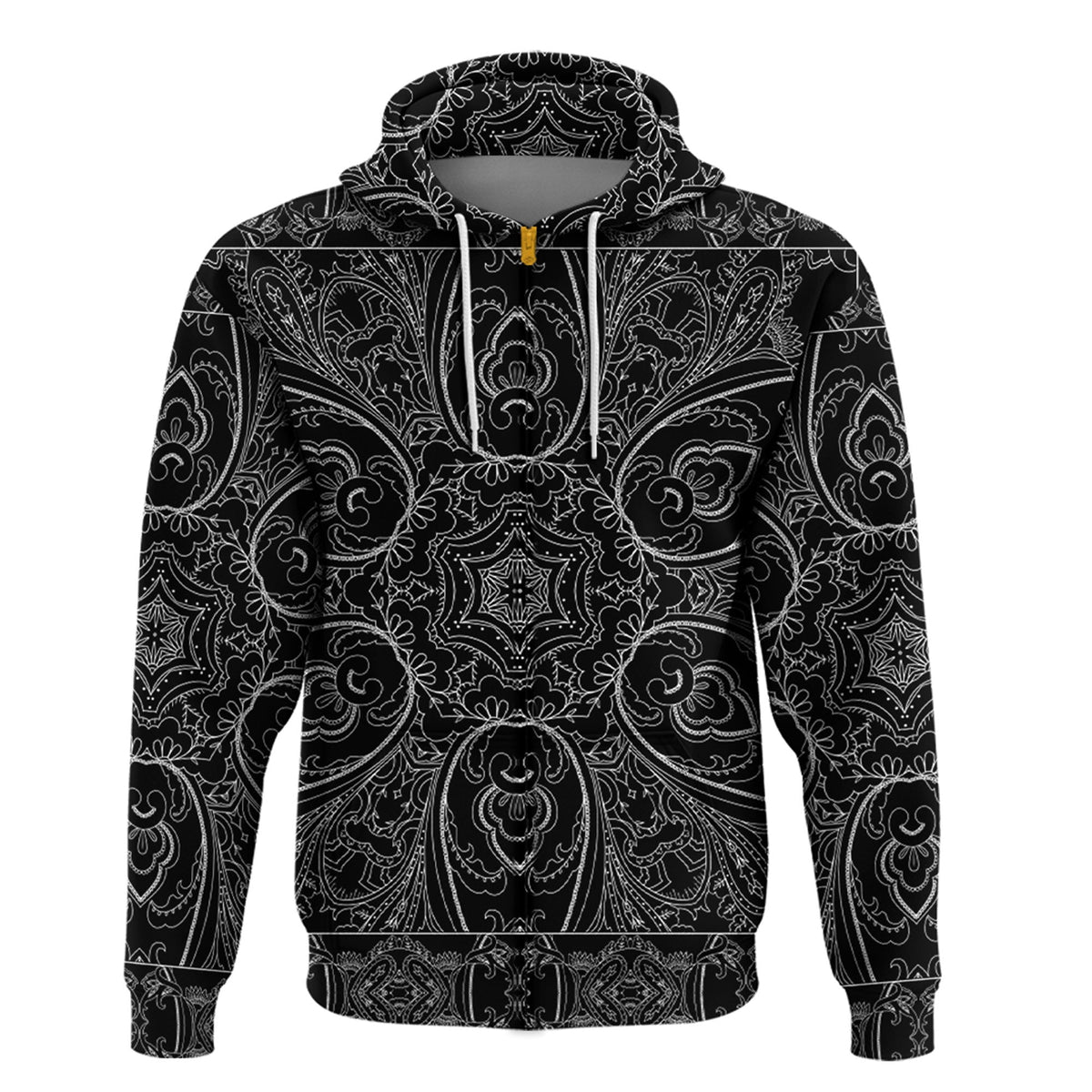 Paisley Bandana Hoodie Pattern Seamless Ver.150 RLT13 - Wonder Print Shop