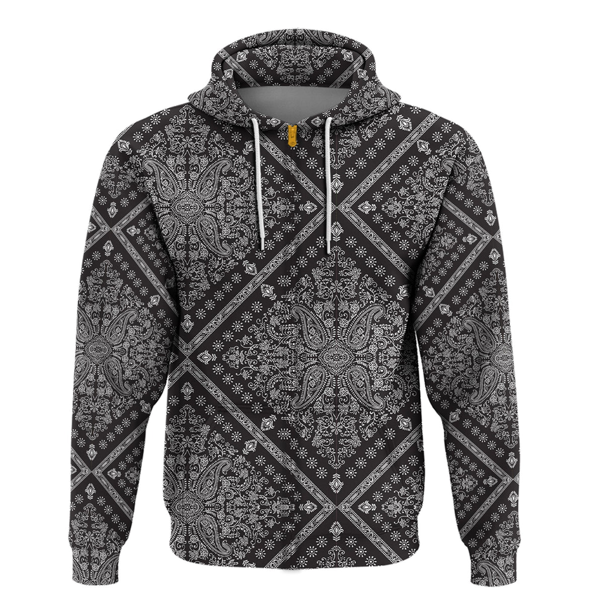 Paisley Bandana Hoodie Pattern Seamless Ver.130 RLT13 - Wonder Print Shop