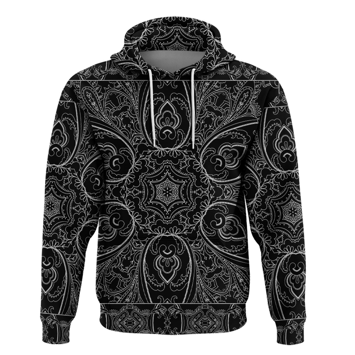 Paisley Bandana Hoodie Pattern Seamless Ver.150 RLT13 - Wonder Print Shop