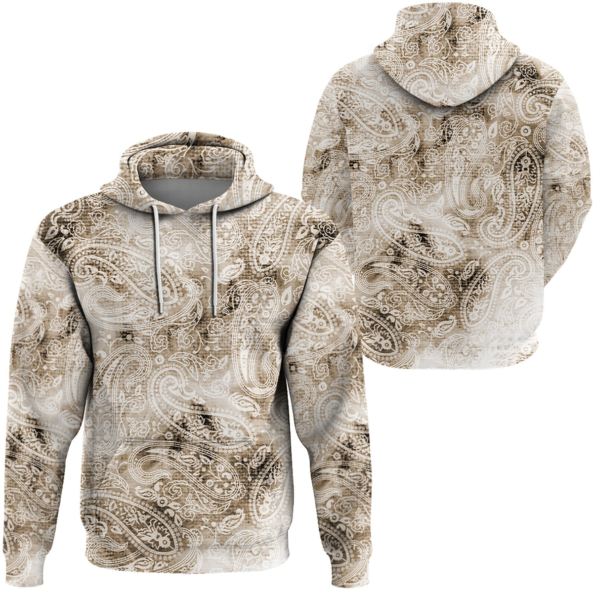 Paisley Bandana Hoodie Pattern Seamless Ver.162 RLT13 - Wonder Print Shop