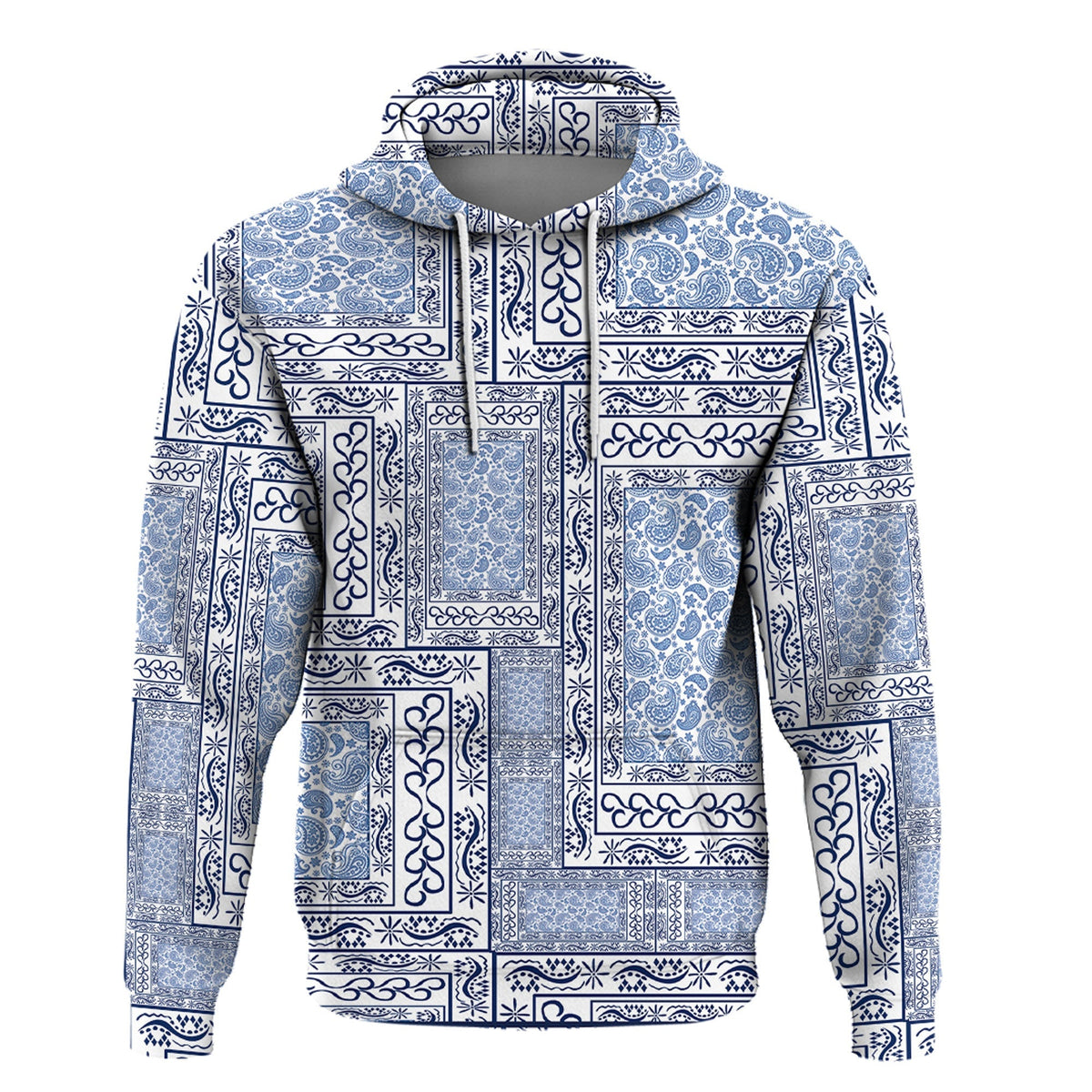Paisley Bandana Hoodie Pattern Seamless Ver.142 RLT13 - Wonder Print Shop