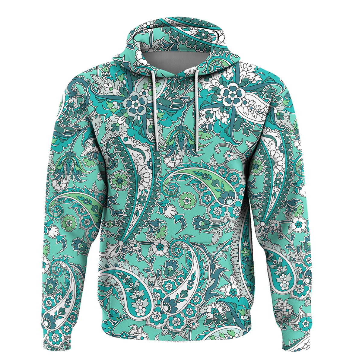 Paisley Bandana Hoodie Pattern Seamless Ver.173 RLT13 - Wonder Print Shop