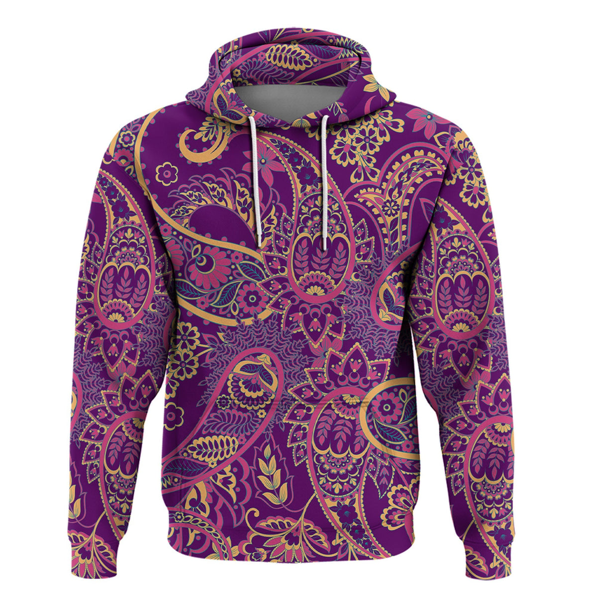 Paisley Bandana Hoodie Pattern Seamless Ver.125 RLT13 - Wonder Print Shop