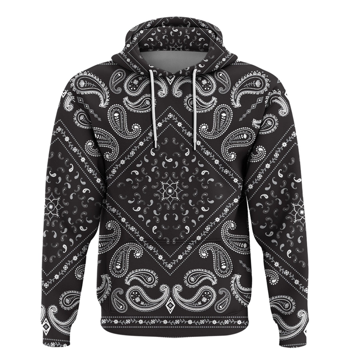 Paisley Bandana Hoodie Pattern Seamless Ver.146 RLT13 - Wonder Print Shop