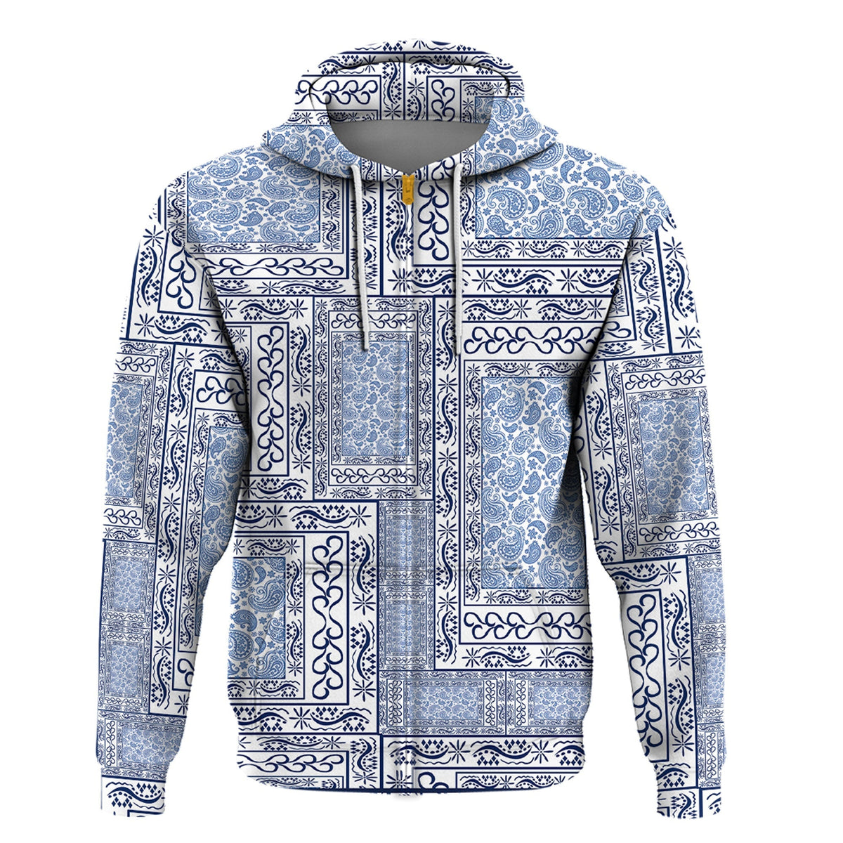 Paisley Bandana Hoodie Pattern Seamless Ver.142 RLT13 - Wonder Print Shop