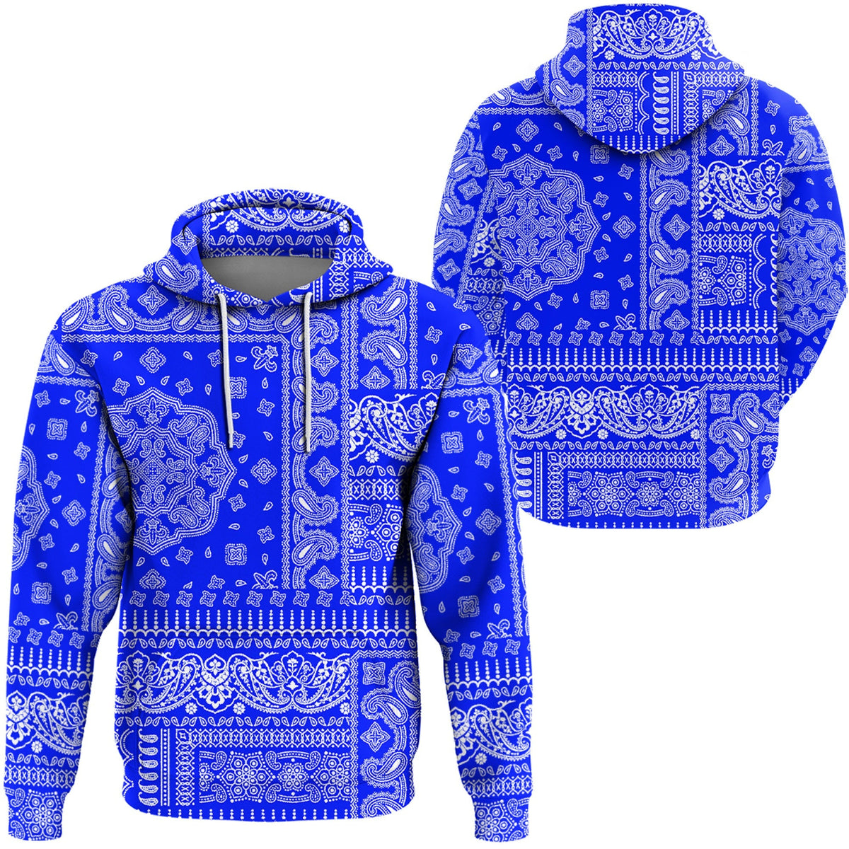 Paisley Bandana Hoodie Pattern Seamless Ver.144 RLT13 - Wonder Print Shop