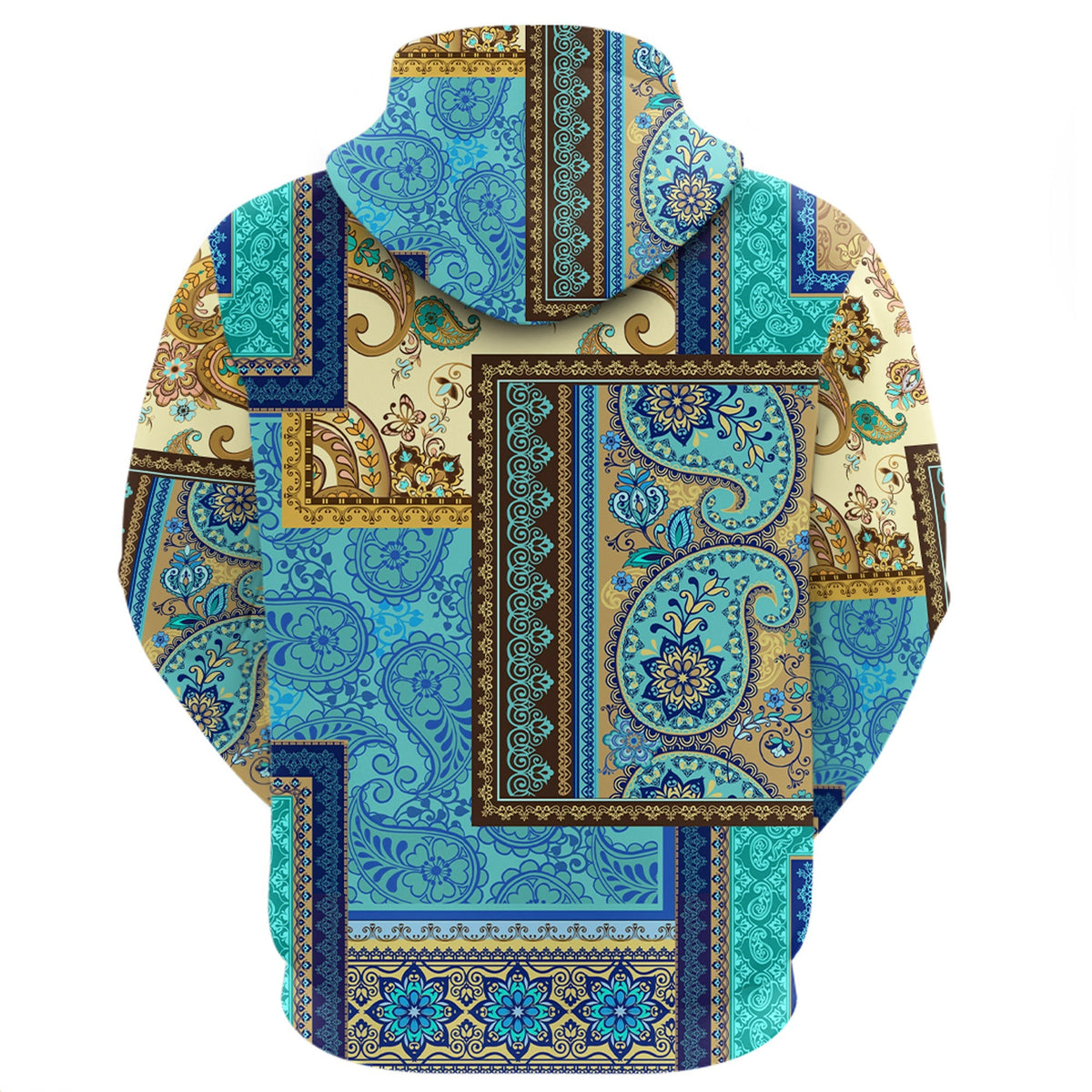 Paisley Bandana Hoodie Pattern Seamless Ver.157 RLT13 - Wonder Print Shop