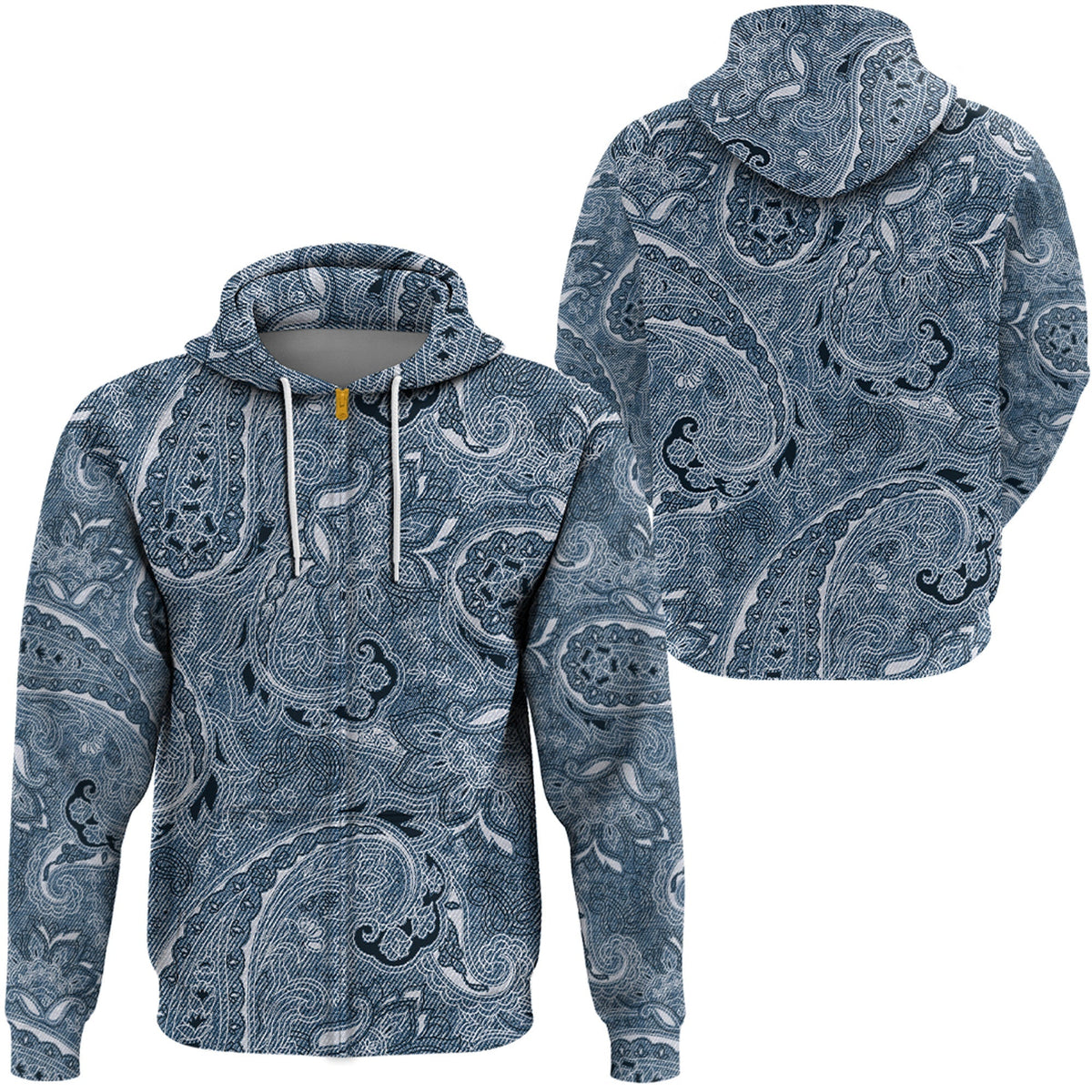Paisley Bandana Hoodie Pattern Seamless Ver.137 RLT13 - Wonder Print Shop