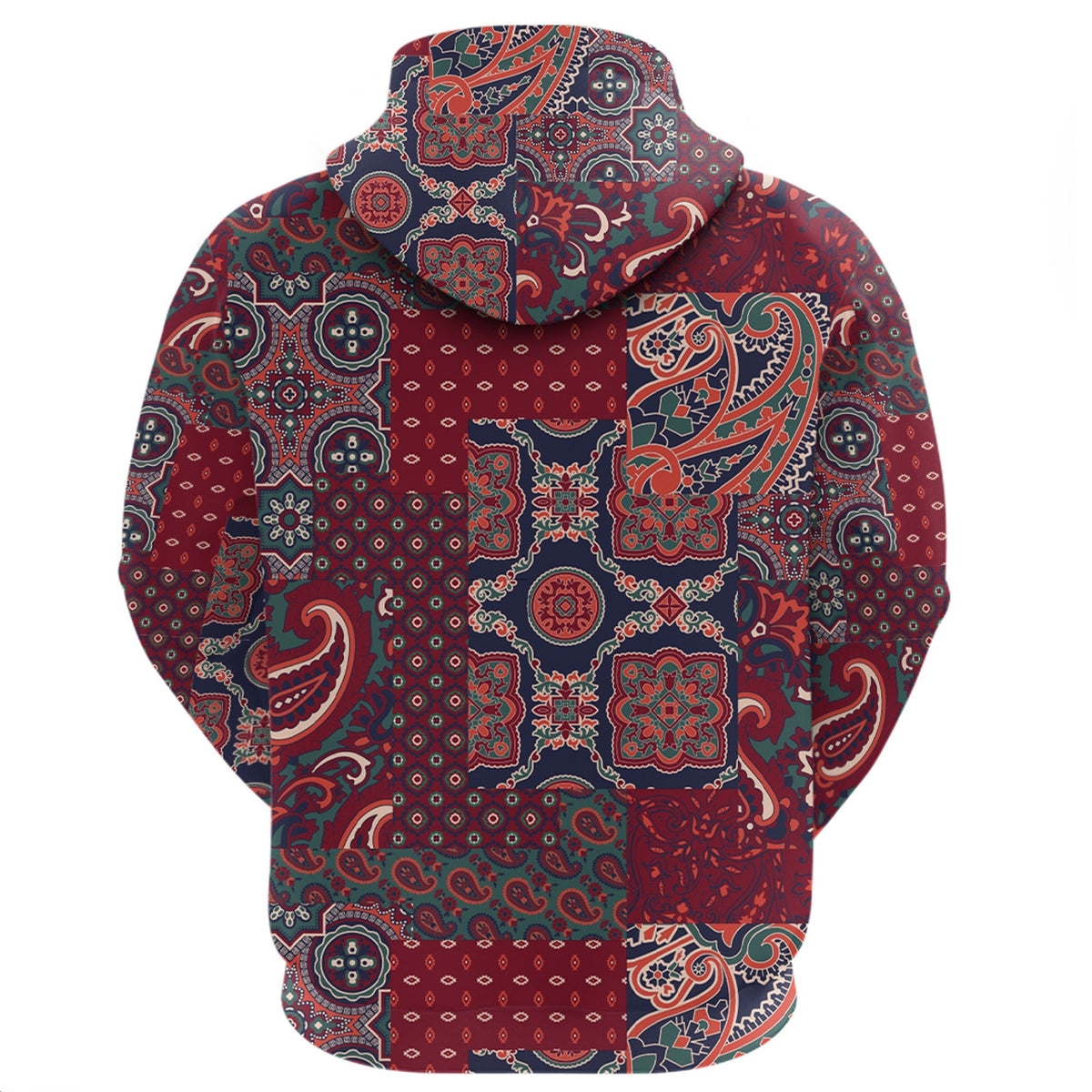 Paisley Bandana Hoodie Pattern Seamless Ver.159 RLT13 - Wonder Print Shop