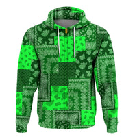 Paisley Bandana Pattern Seamless Green Hoodie Ver.02 RLT13 - Wonder Print Shop