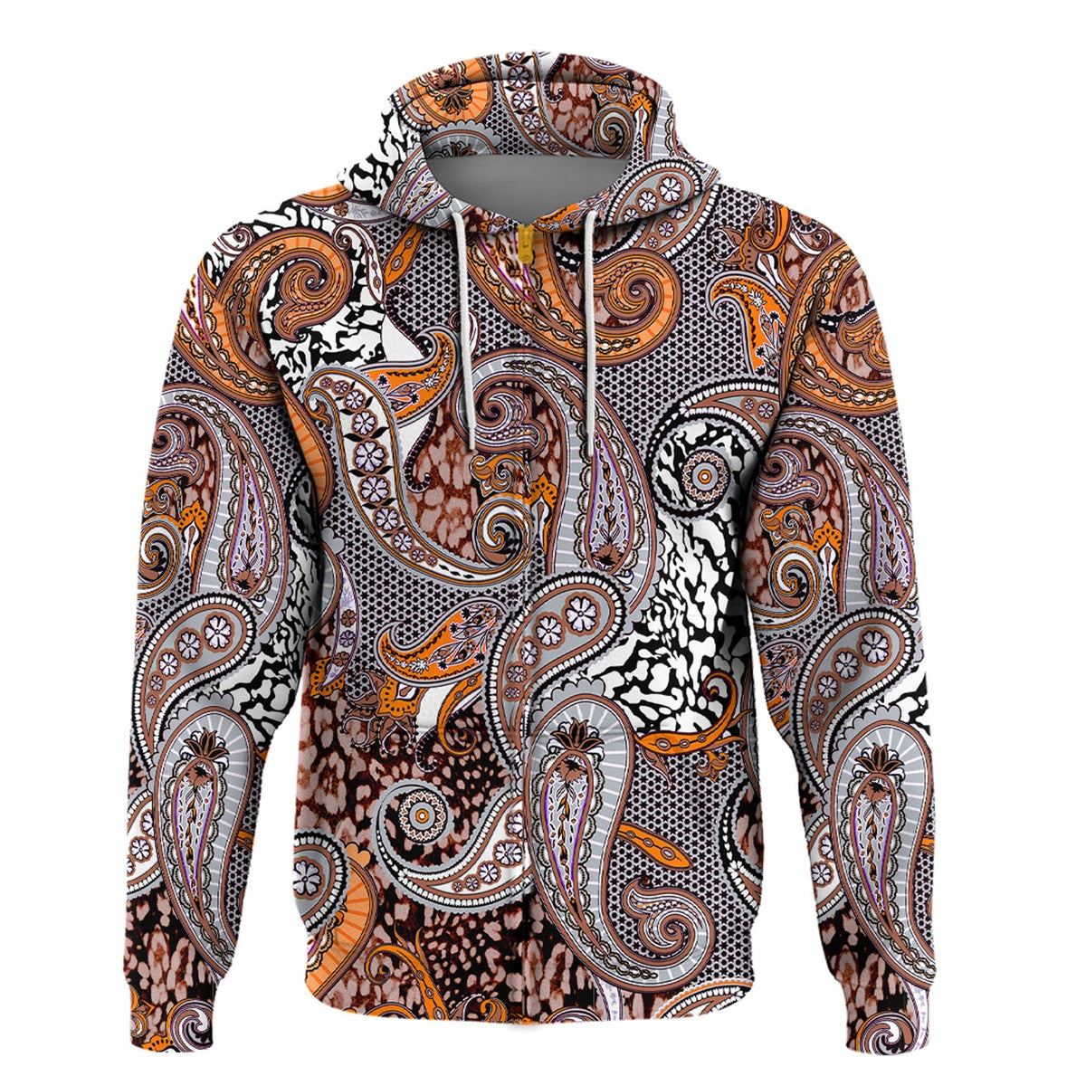 Paisley Bandana Hoodie Pattern Seamless Ver.132 RLT13 - Wonder Print Shop