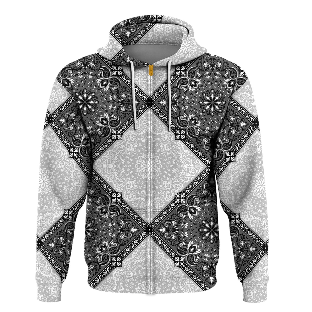 Paisley Bandana Hoodie Pattern Seamless Ver.168 RLT13 - Wonder Print Shop