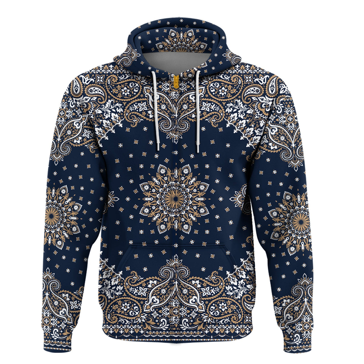 Paisley Bandana Hoodie Pattern Seamless Ver.134 RLT13 - Wonder Print Shop