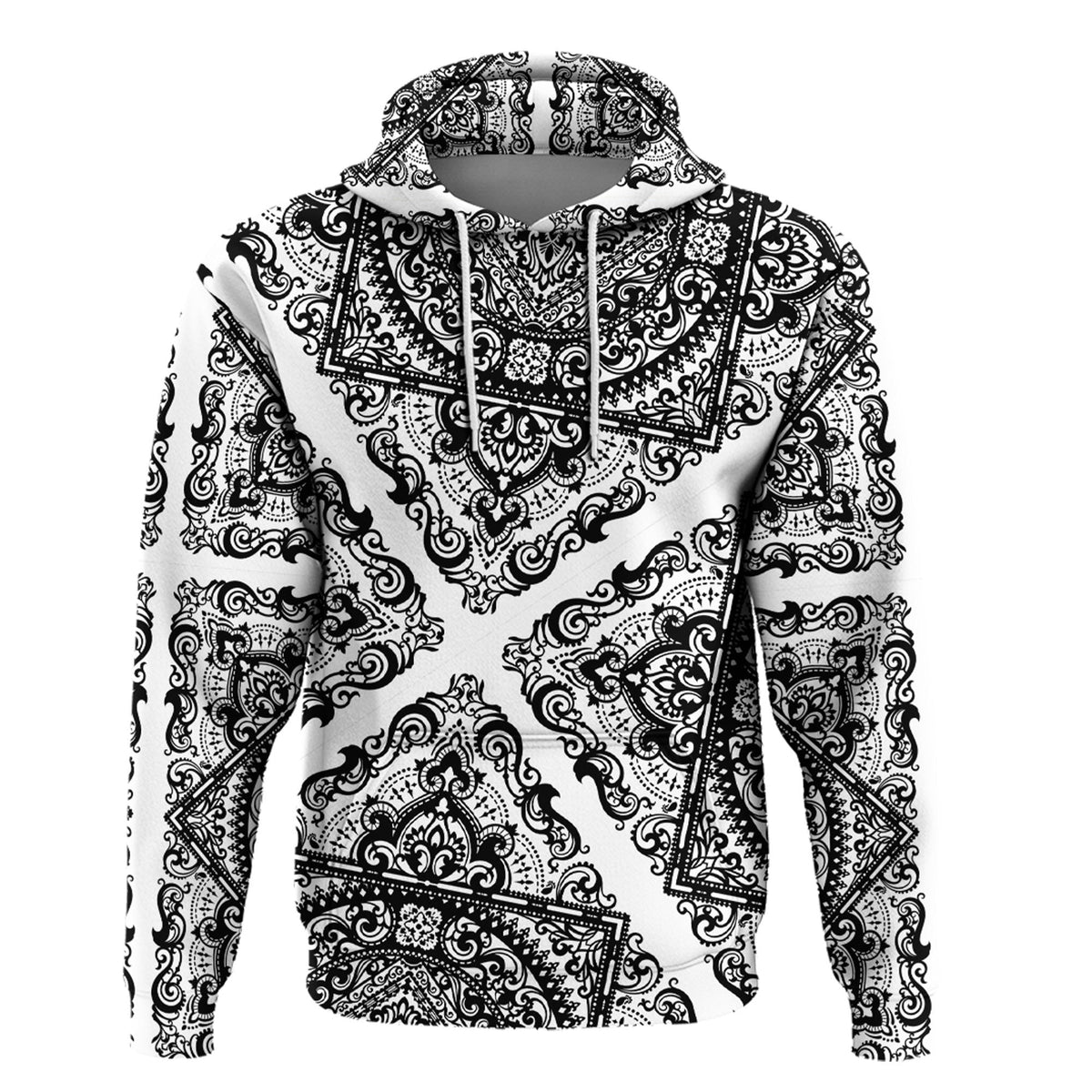 Paisley Bandana Hoodie Pattern Seamless Ver.143 RLT13 - Wonder Print Shop
