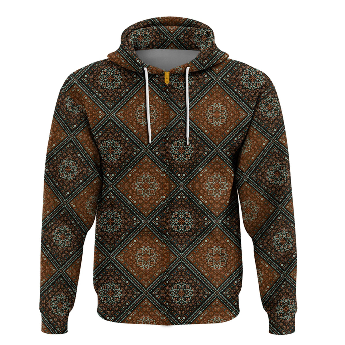 Paisley Bandana Hoodie Pattern Seamless Ver.158 RLT13 - Wonder Print Shop