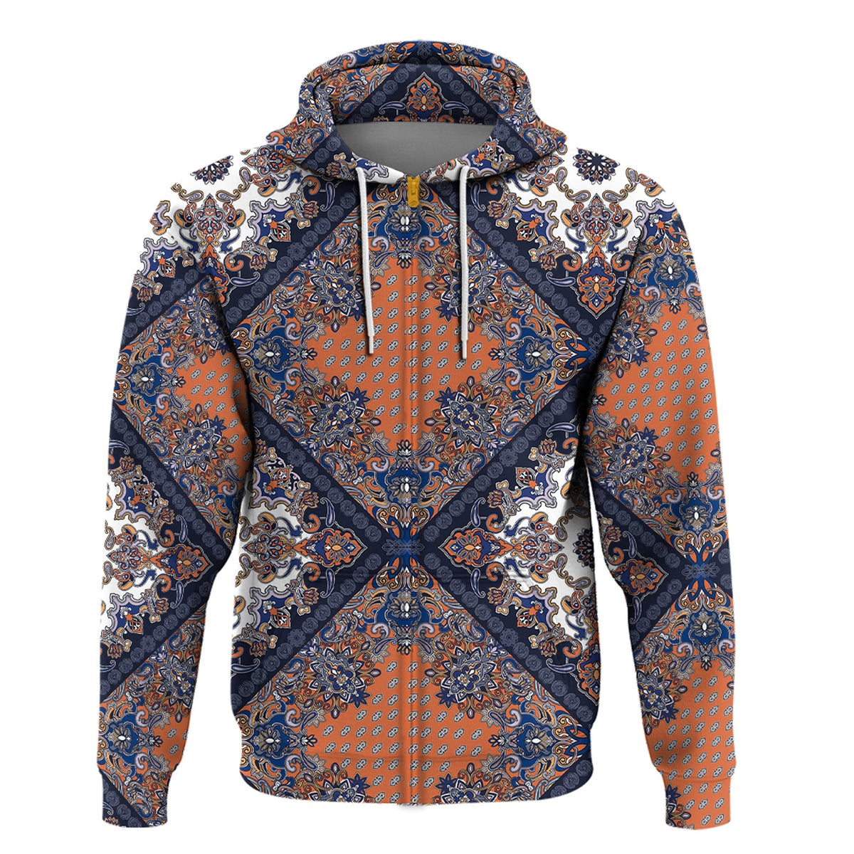 Paisley Bandana Hoodie Pattern Seamless Ver.124 RLT13 - Wonder Print Shop