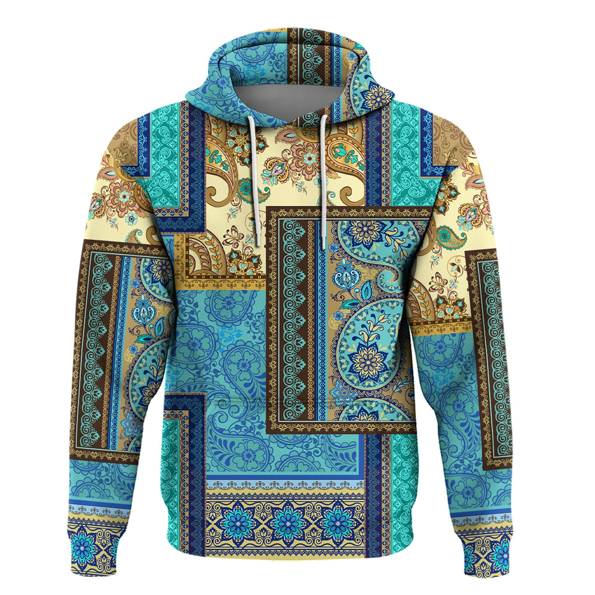 Paisley Bandana Hoodie Pattern Seamless Ver.157 RLT13 - Wonder Print Shop