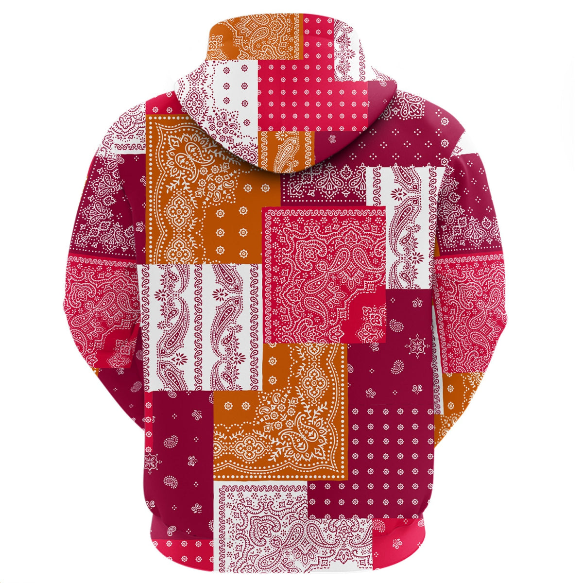Paisley Bandana Hoodie Pattern Seamless Ver.154 RLT13 - Wonder Print Shop