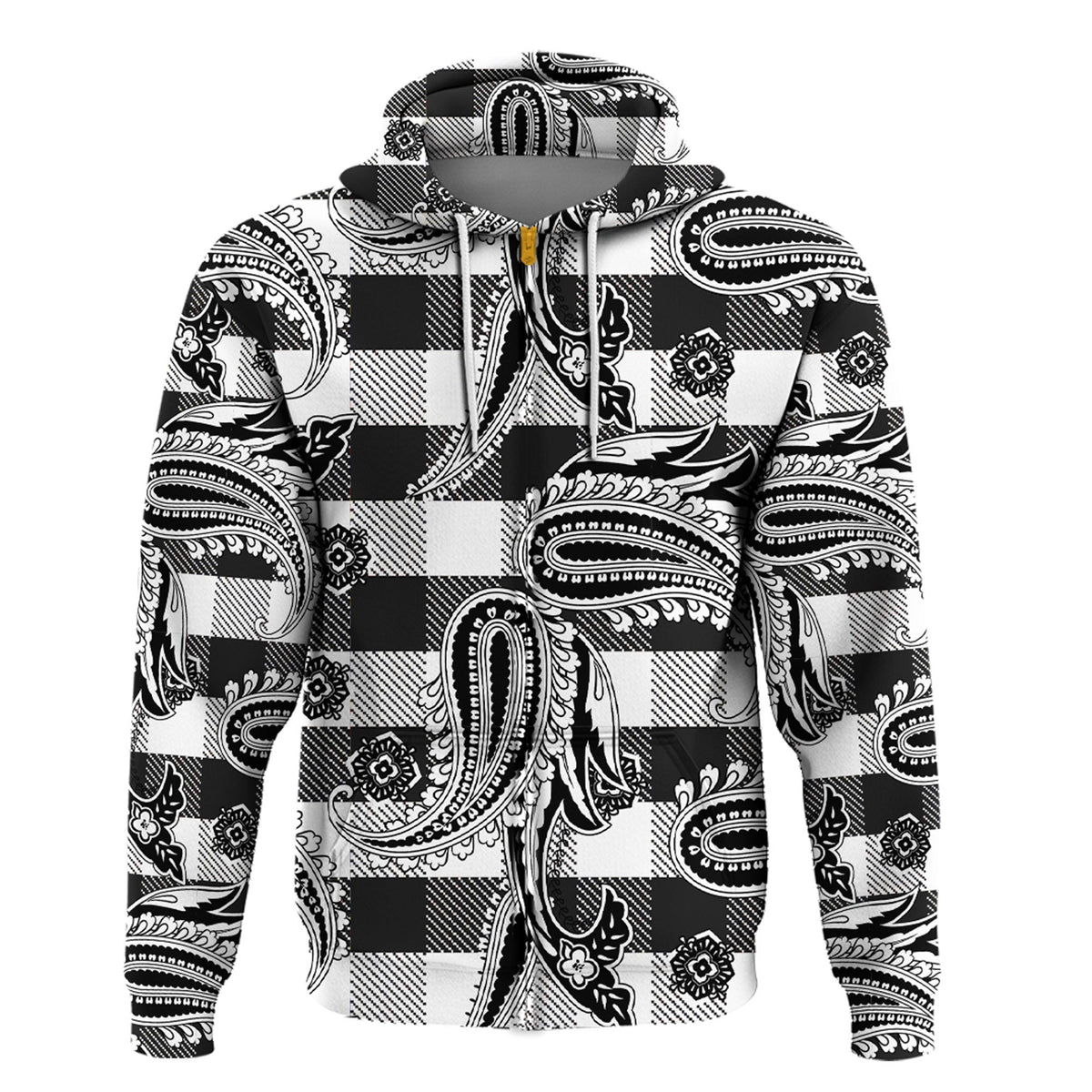 Paisley Bandana Hoodie Pattern Seamless Ver.171 RLT13 - Wonder Print Shop