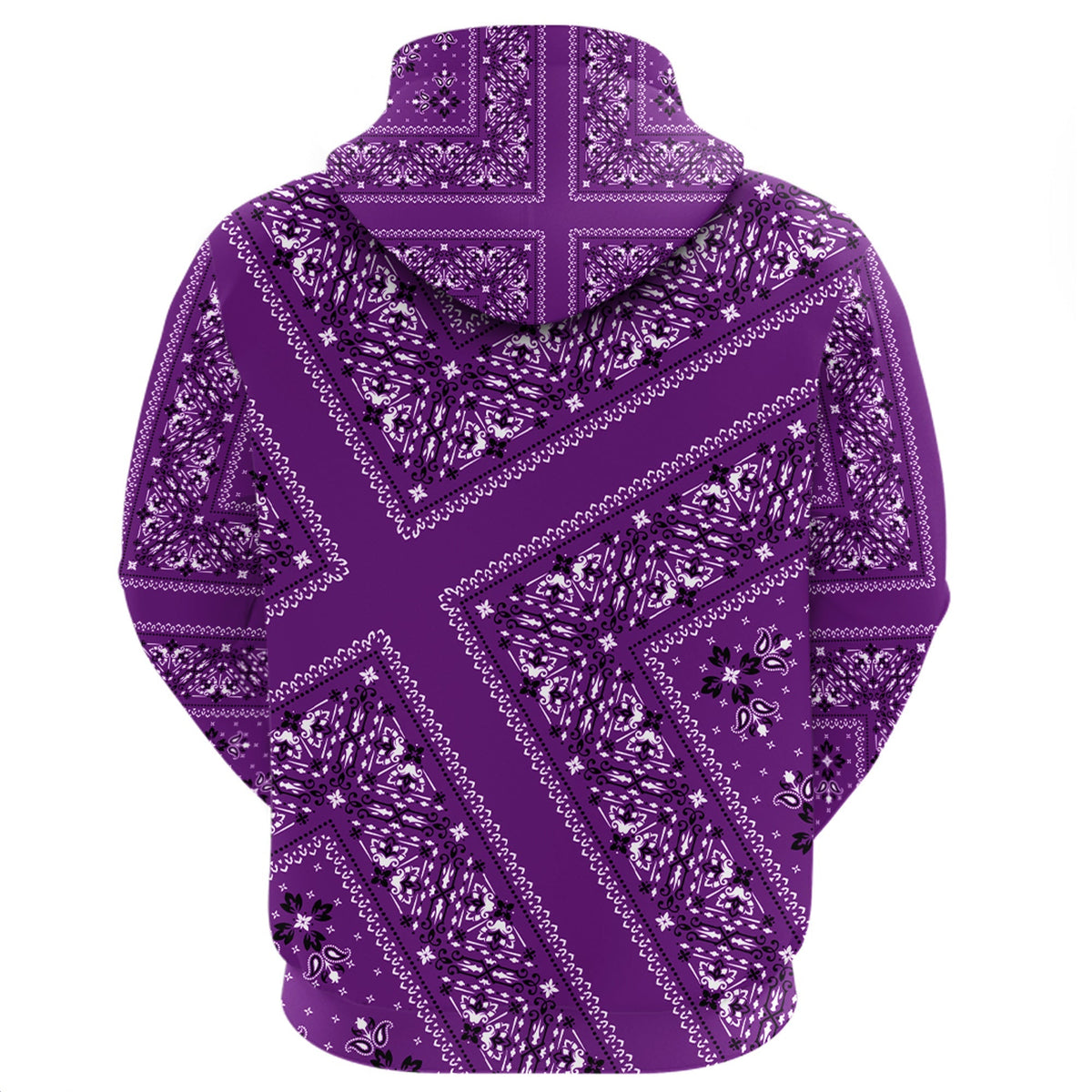 Paisley Bandana Hoodie Pattern Seamless Ver.145 RLT13 - Wonder Print Shop