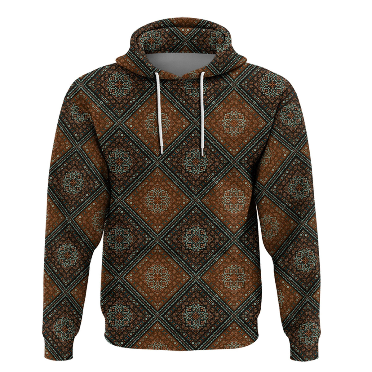 Paisley Bandana Hoodie Pattern Seamless Ver.158 RLT13 - Wonder Print Shop