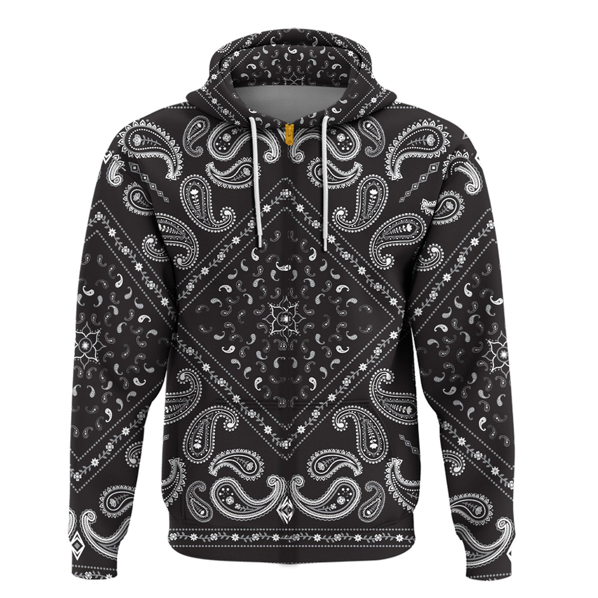 Paisley Bandana Hoodie Pattern Seamless Ver.146 RLT13 - Wonder Print Shop