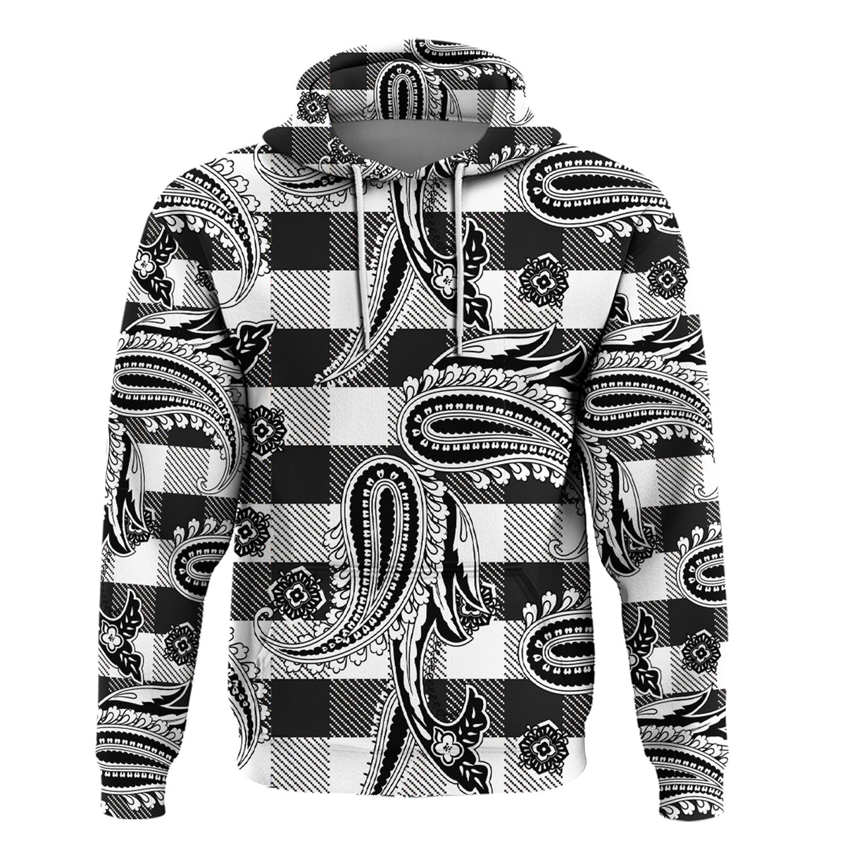 Paisley Bandana Hoodie Pattern Seamless Ver.171 RLT13 - Wonder Print Shop