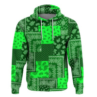 Paisley Bandana Pattern Seamless Green Hoodie Ver.02 RLT13 - Wonder Print Shop