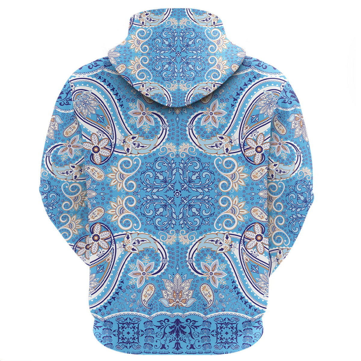 Paisley Bandana Hoodie Pattern Seamless Ver.136 RLT13 - Wonder Print Shop