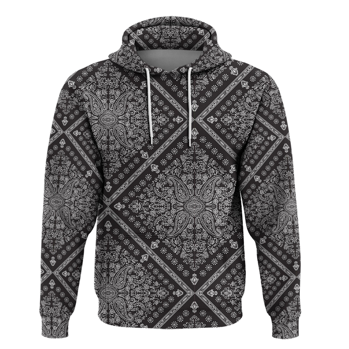 Paisley Bandana Hoodie Pattern Seamless Ver.130 RLT13 - Wonder Print Shop