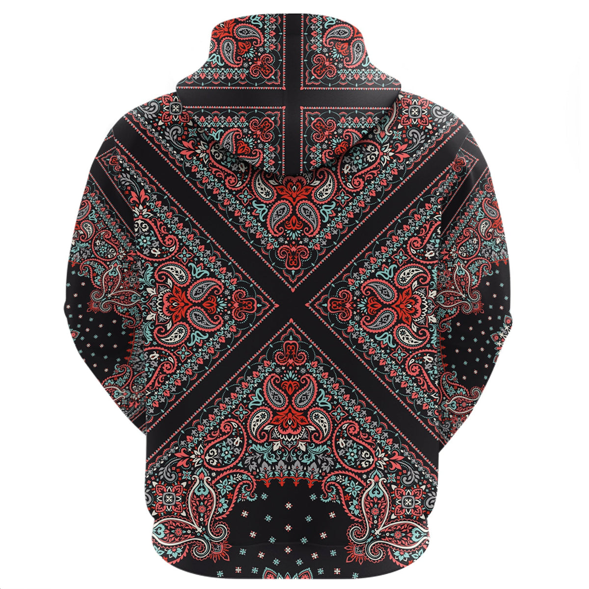 Paisley Bandana Hoodie Pattern Seamless Ver.103 RLT13 - Wonder Print Shop