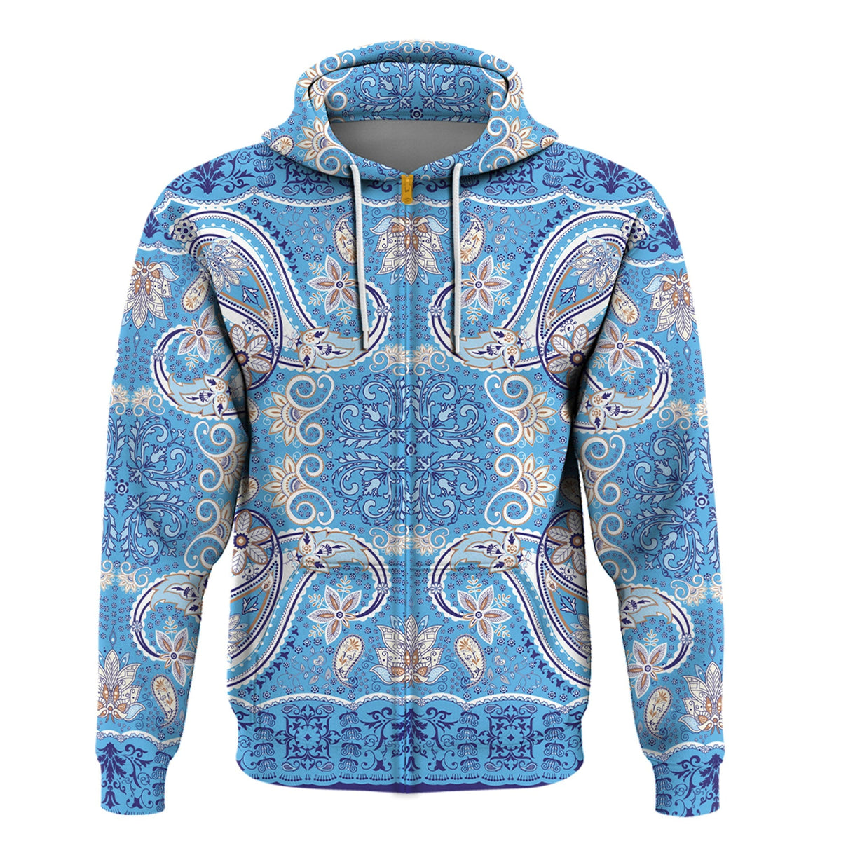 Paisley Bandana Hoodie Pattern Seamless Ver.136 RLT13 - Wonder Print Shop