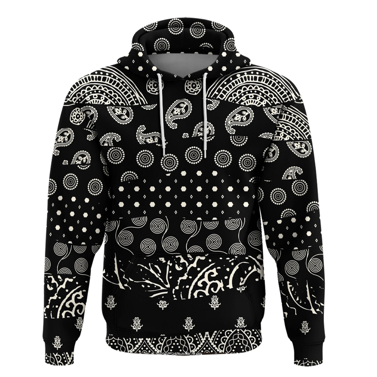 Paisley Bandana Hoodie Pattern Seamless Ver.123 RLT13 - Wonder Print Shop