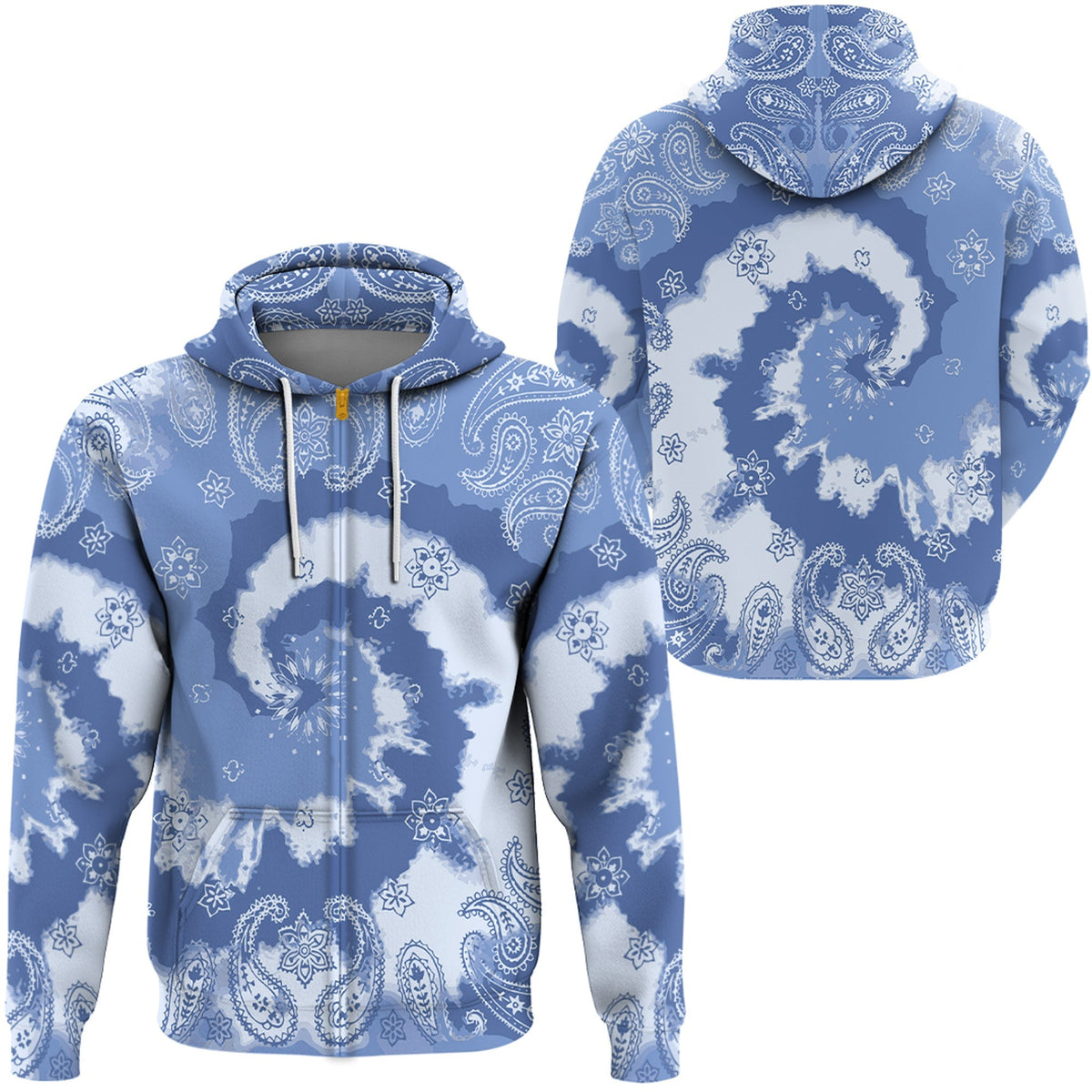 Paisley Bandana Hoodie Pattern Seamless Ver.126 RLT13 - Wonder Print Shop