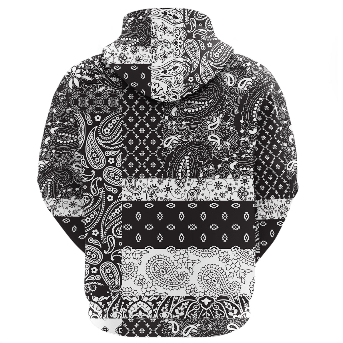 Paisley Bandana Hoodie Pattern Seamless Ver.104 RLT13 - Wonder Print Shop