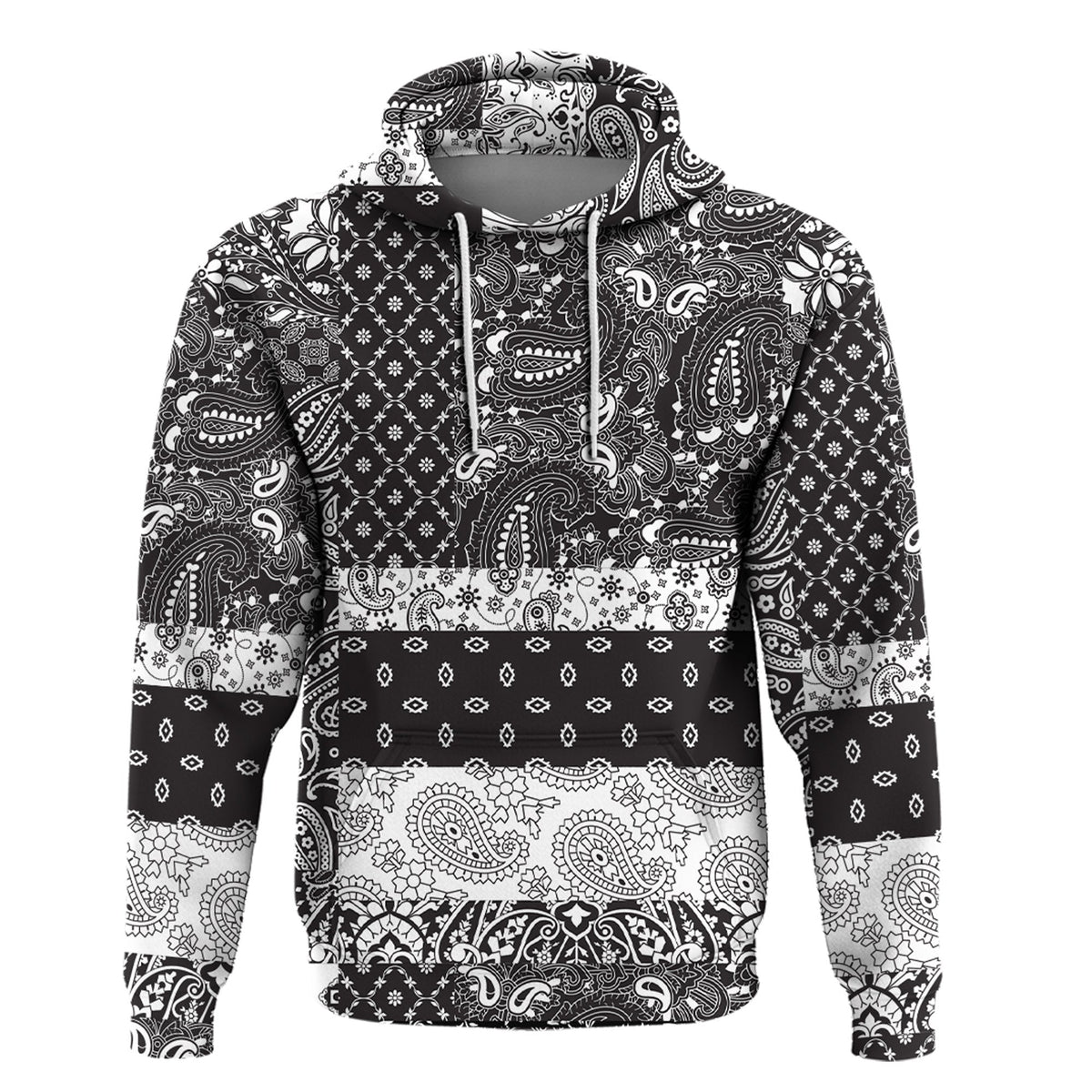 Paisley Bandana Hoodie Pattern Seamless Ver.104 RLT13 - Wonder Print Shop