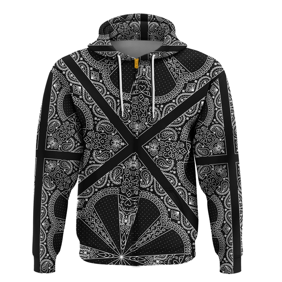 Paisley Bandana Hoodie Pattern Seamless Ver.106 RLT13 - Wonder Print Shop