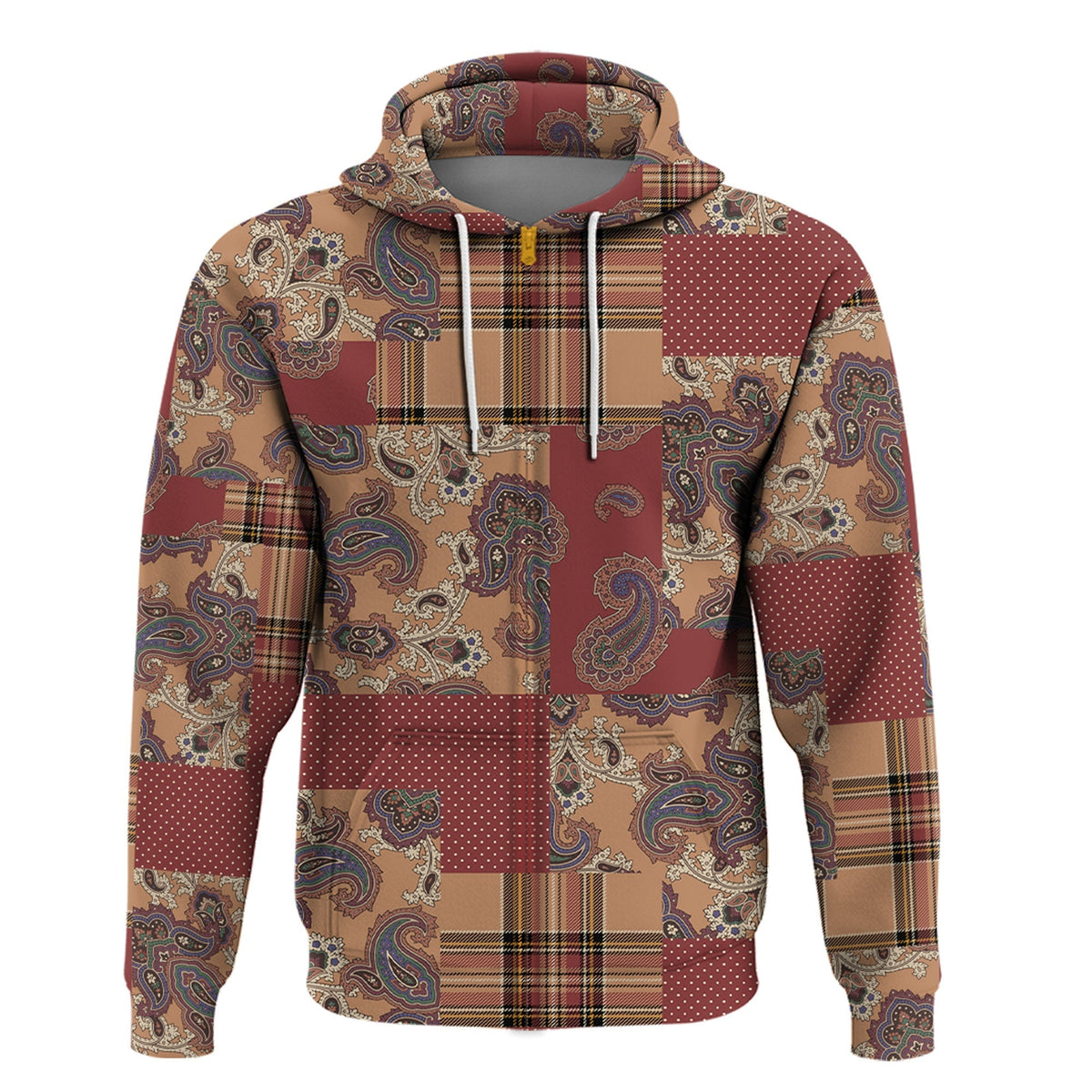 Paisley Bandana Hoodie Pattern Seamless Ver.114 RLT13 - Wonder Print Shop